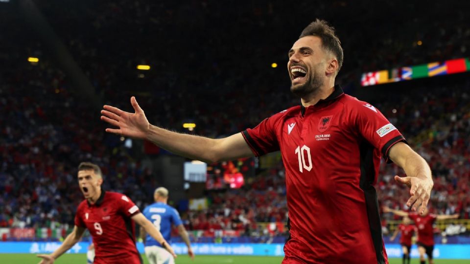 Nedim Bajrami, jugador de Albania, marcó el gol más rápido en la historia de la Eurocopa.