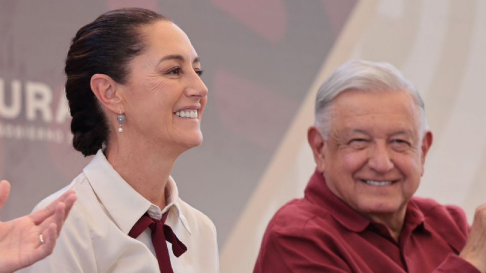 Claudia Sheinbaum y Andrés Manuel López Obrador.