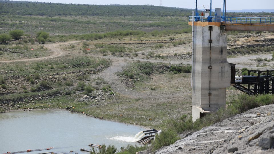 Presa Cerro Prieto, en Linares, Nuevo León.