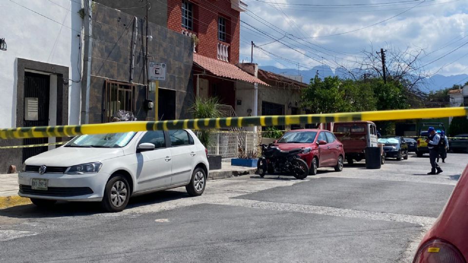 La zona fue acordonada en su totalidad por elementos de seguridad.