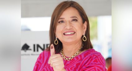 Xóchitl Gálvez acude a votar en busca de la presidencia de México