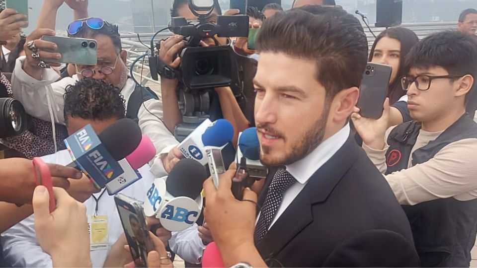 Samuel García, gobernador de Nuevo León, ofrece entrevista previo a inicio de votaciones en la entidad