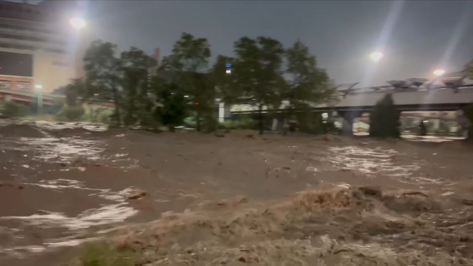 Ciclón Alberto causa inundaciones en Nuevo León