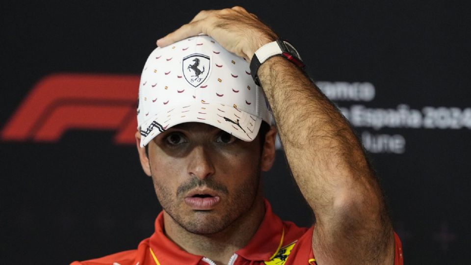 El español Carlos Sainz, piloto de Ferrari.