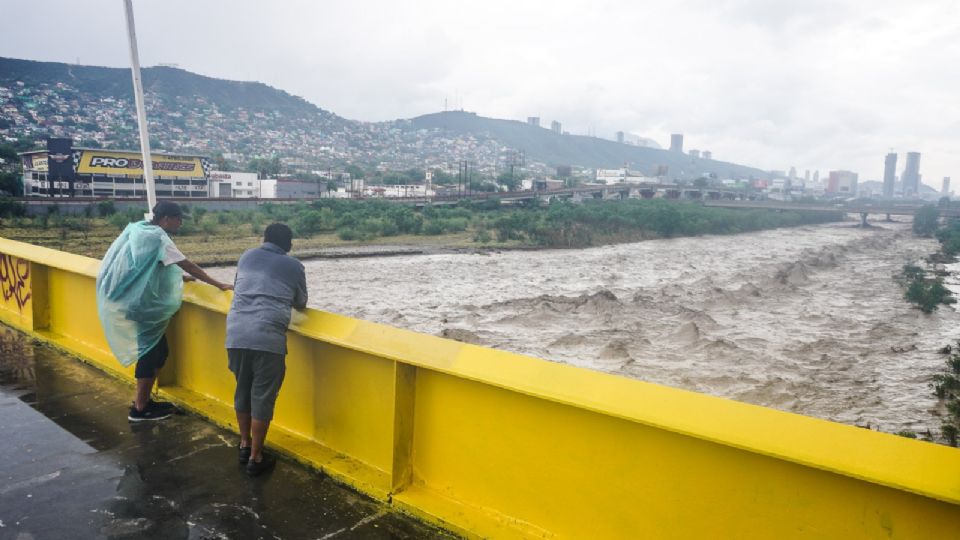 Rio Santa Catarina tras tormenta Alberto.