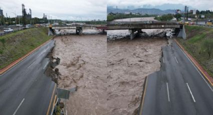 Alberto golpea el río Santa Catarina y la avenida Constitución