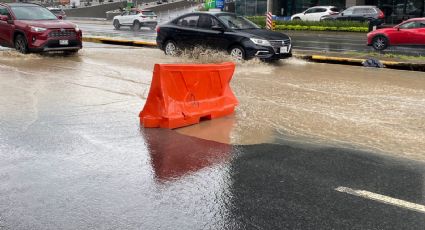 Surge bache de gran tamaño en la Av. Vasconcelos tras paso de ‘Alberto’