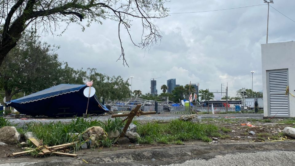 Campo de béisbol ´El Obispo´, lugar de la tragedia del mitin de MC.