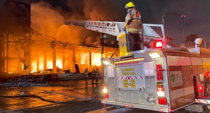 Se incendia bodega en la colonia Bella Vista, de Monterrey