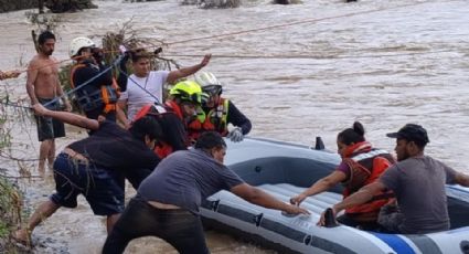 Alberto desbordó 5 ríos en Tamaulipas; desalojan y rescatan a familias atrapadas