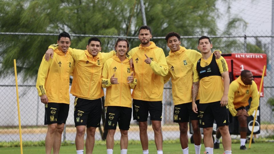 El equipo de Tigres se sigue preparando para el partido ante América por la Supercopa