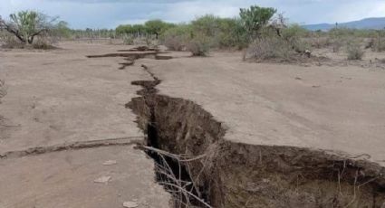 Emergen grietas desconocidas de 3 kilómetros en ejido de Tamaulipas