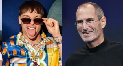 Se burlan de Peso pluma por hacerle una petición a Steve Jobs