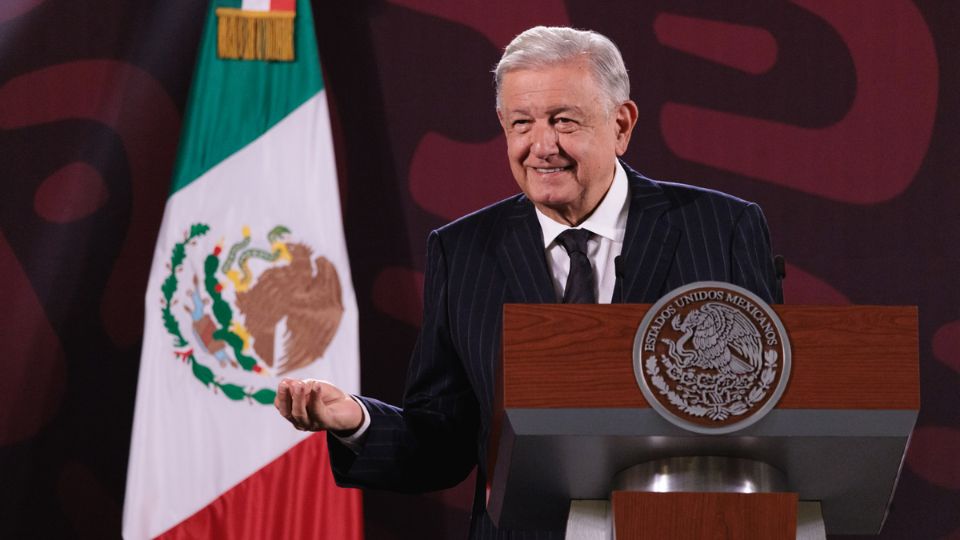 Andrés Manuel López Obrador, presidente de Médico, en rueda de prensa