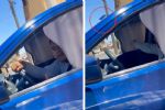 Mujer halla su celular gracias a GPS; taxista enfurece y se lo avienta por la ventana