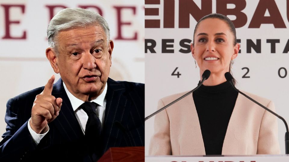 Andrés Manuel López Obrador y Claudia Sheinbaum.