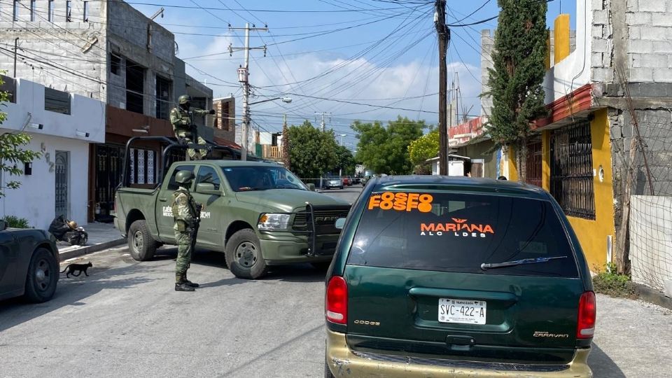 Lugar de homicidio en Colonia San Bernabé, Monterrey.