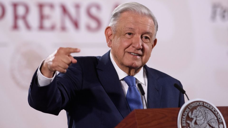 Presidente Andrés Manuel López Obrador en conferencia de prensa