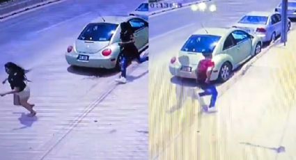 Video: Captan ataque a balazos contra pareja en avenida de San Pedro