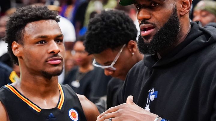NBA Draft: Bronny James, hijo de LeBron James, es seleccionado por los Lakers