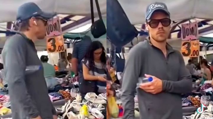 Video: Captan a Harry Styles en un 'mercadito' de Roma