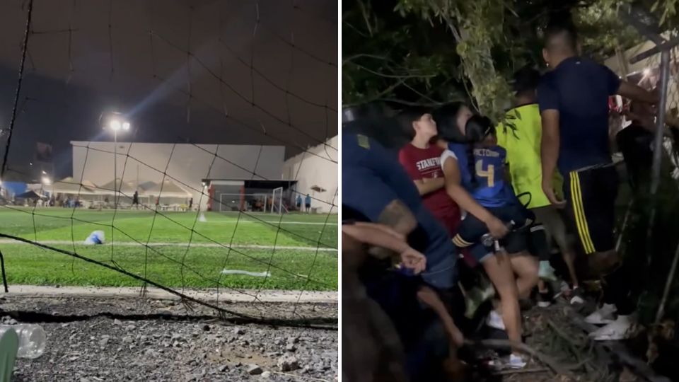 Balacera al exterior de canchas de futbol 7 en San Nicolás