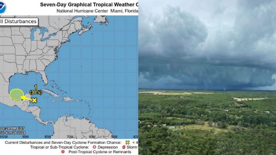 Prevén más lluvias el domingo 30 de junio.