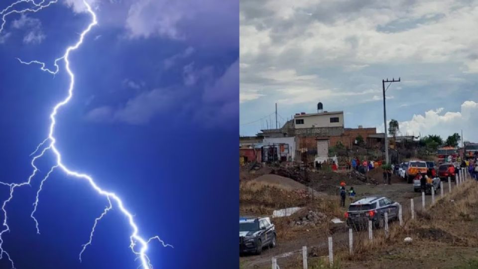 Rayo mata a madre e hija en Querétaro