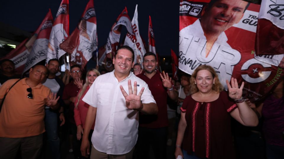 Arturo Benavides, candidato de la alianza Morena-PVEM a la alcaldía de Guadalupe.