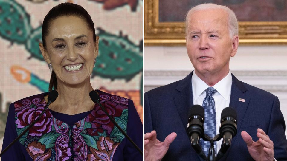 Joe Biden felicita a Claudia Sheinbaum, virtual presidenta electa de México