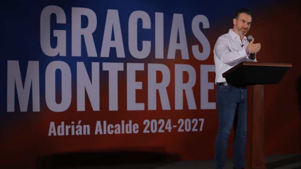 Adrián de la Garza, virtual alcalde electo de Monterrey.