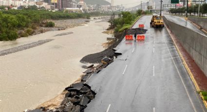 Lluvia pone un alto a las reparaciones de avenida Constitución