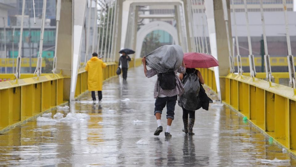 Lluvias en Monterrey.