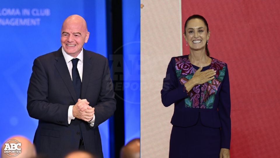 El presidente de la FIFA, Gianni Infantino, felicita a Claudia Sheinbaum, dispuesto a continuar colaboración ante Mundial 2026