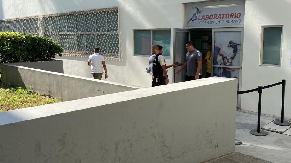 Los elementos de Tigres acudieron a las instalaciones de FOD, en la UANL, para realizar las pruebas médicas y físicas