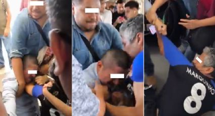 Video: ¿El calor? Pasajeros se pelean en estación Félix U. Gómez del Metro