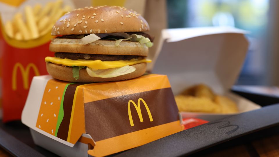 Hamburguesa de la marca McDonald's