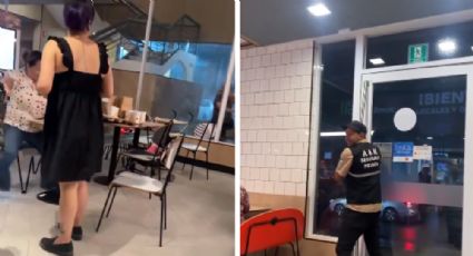 Video: Caen cristales de restaurante en Monterrey tras fuertes vientos y lluvia