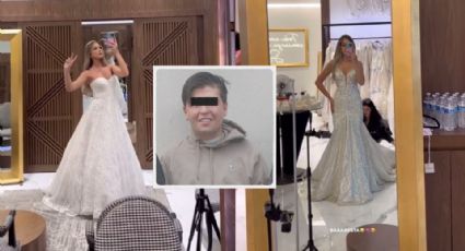 Pareja de 'Fofo' Márquez se prueba vestidos de novia, ¿Se casarán en la cárcel?