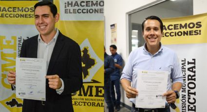 Reciben constancia de mayoría César Garza y Daniel Carrillo