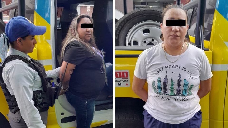 Mujeres son detenidas en Monterrey por circular por calles del centro con un auto robado