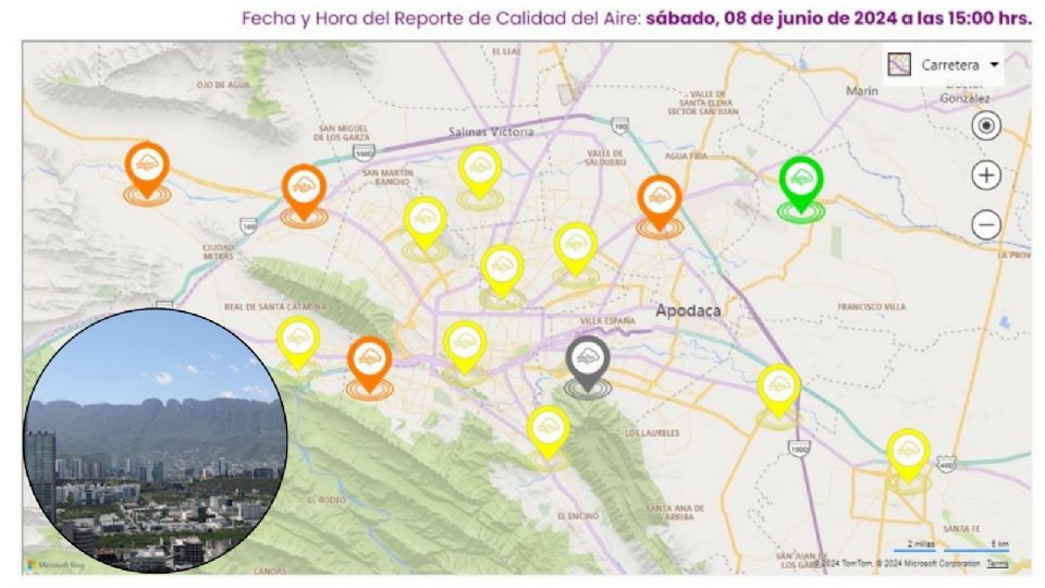 Mejora calidad del aire en Monterrey tras las lluvias.