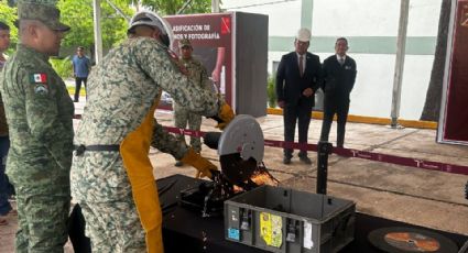 Ejército Mexicano destruye 487 armas y 34 mil cartuchos en Tamaulipas