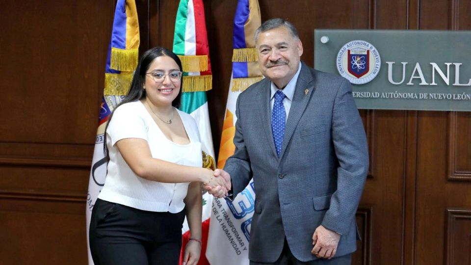 Cinthia Elizabeth Valenzuela Chapa, alumna de la Facultad de Ciencias Biológicas de la UANL.