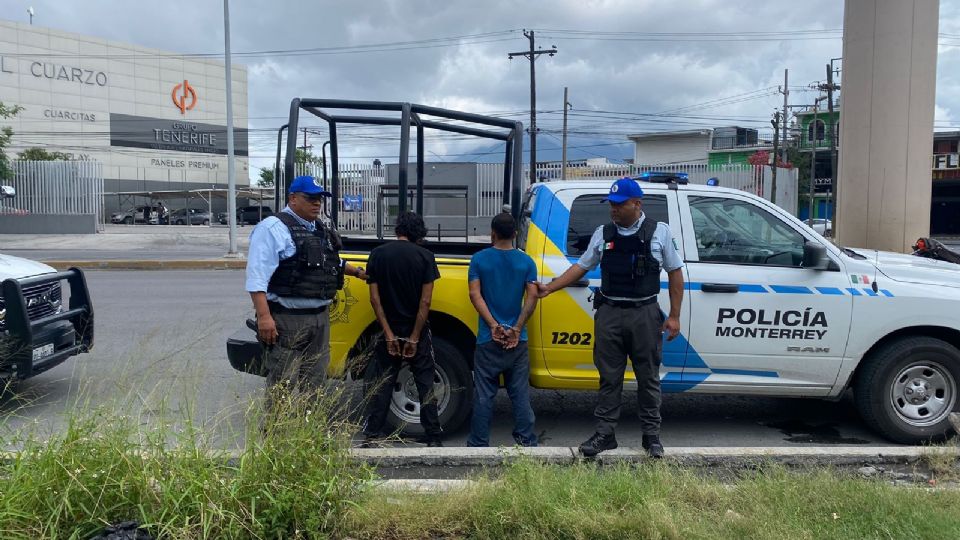 Ladrones detenidos.