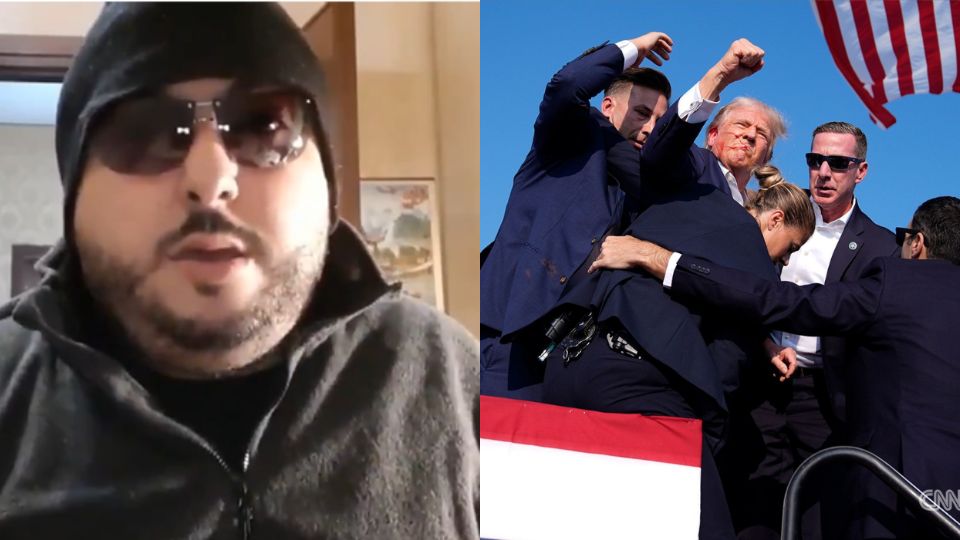 Falso que este hombre sea el tirador que atacó a Trump es un youtuber italiano.