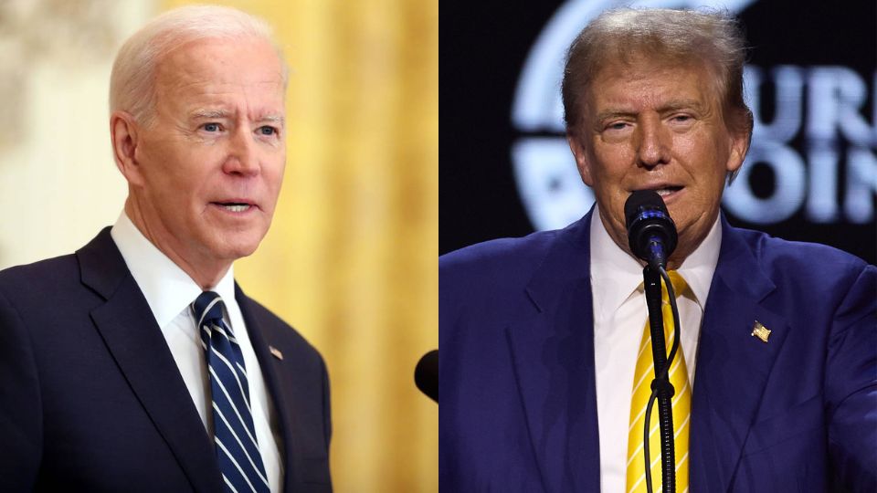 Joe Biden y Donald Trump.