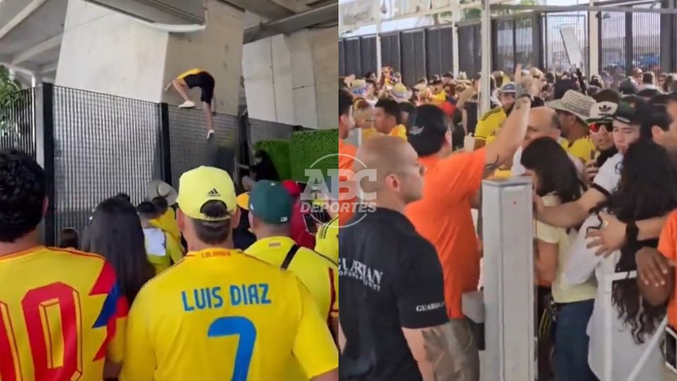 Aficionados de Colombia se cuelan a la Final de la Copa América.