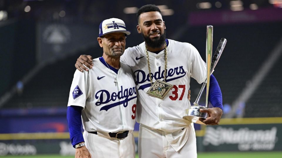 Teoscar Hernández, ganador del Home Run Derby 2024.