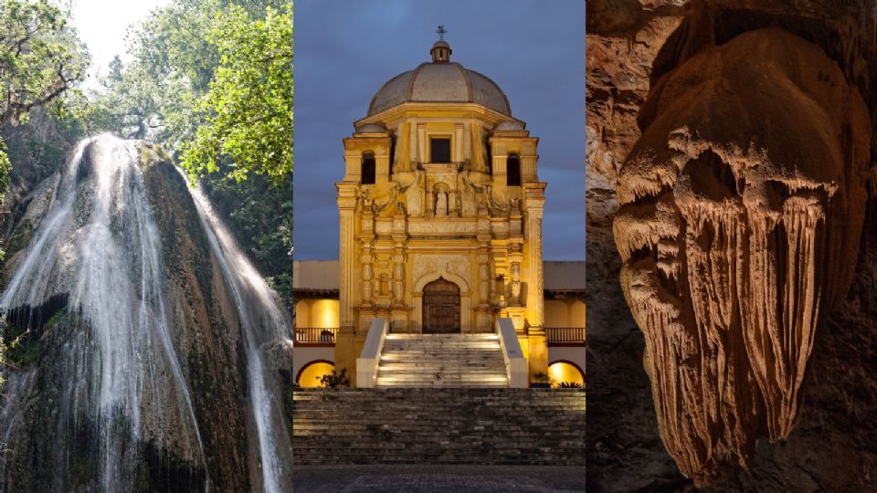 Cascada Cola de Caballo, Museo del Obispado y Grutas de García.